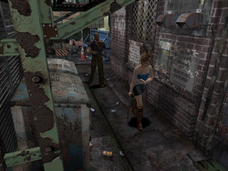 Resident Evil 3 Nemesis gameplay screenshot