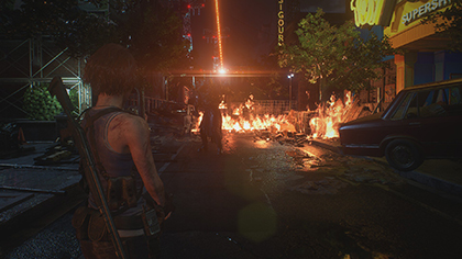Resident Evil 3 Remake gameplay screenshot
